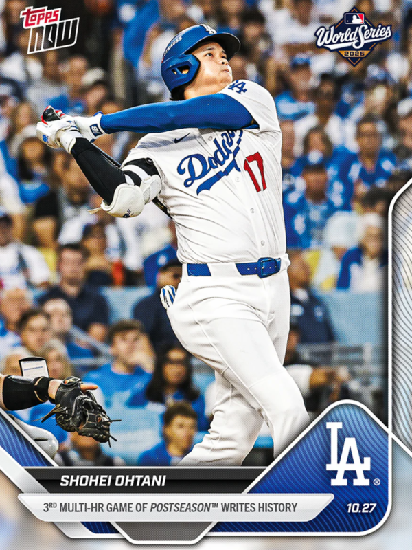 Topps Now Shohei Ohtani 球員卡 ohtani 大谷翔平