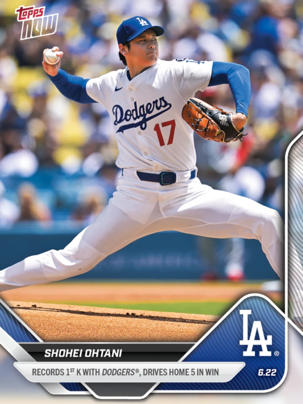 Topps Now Shohei Ohtani 球員卡 ohtani 大谷翔平