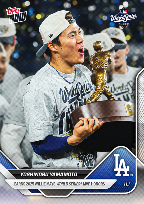 Topps Now Yamamoto 球員卡 山本由伸