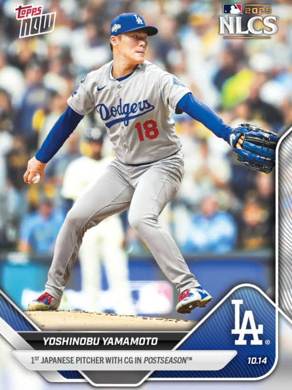 Topps Now Yamamoto 球員卡 山本由伸