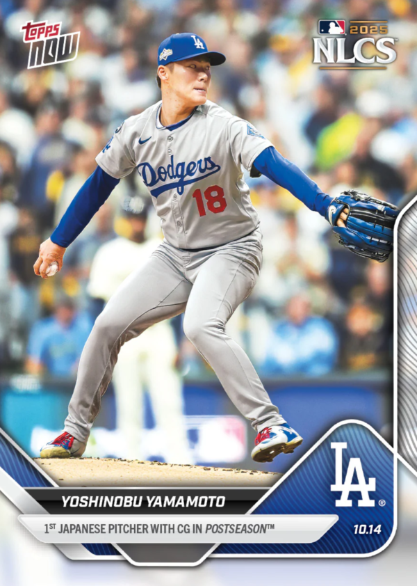 Topps Now Yamamoto 球員卡 山本由伸