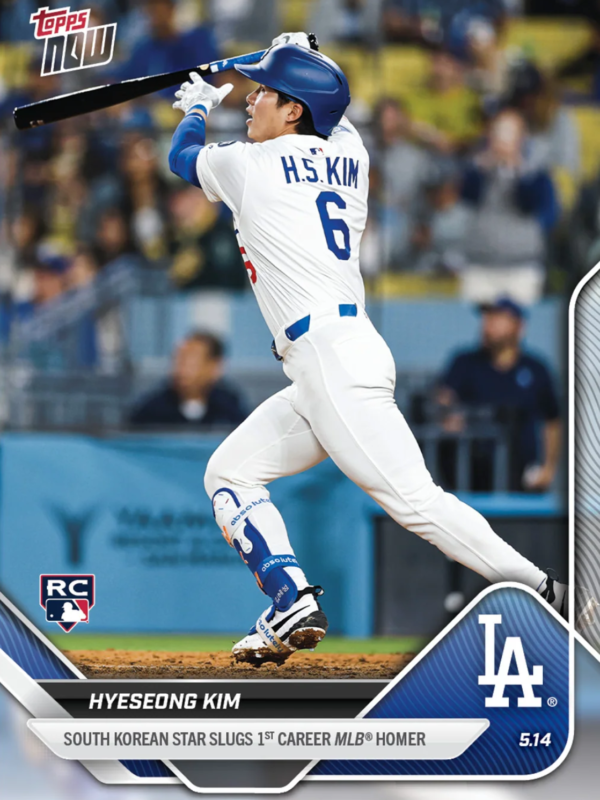 Topps Now Hyeseong Kim 球員卡 金慧成