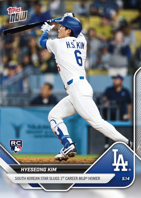 Topps Now Hyeseong Kim 球員卡 金慧成