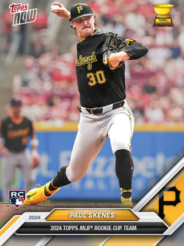 Topps Now paul skenes 球員卡