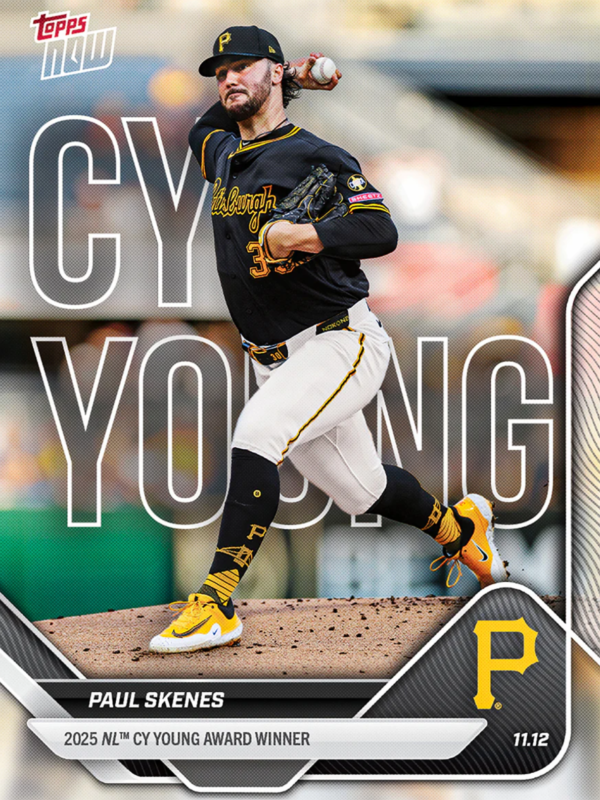 Topps Now paul skenes 球員卡