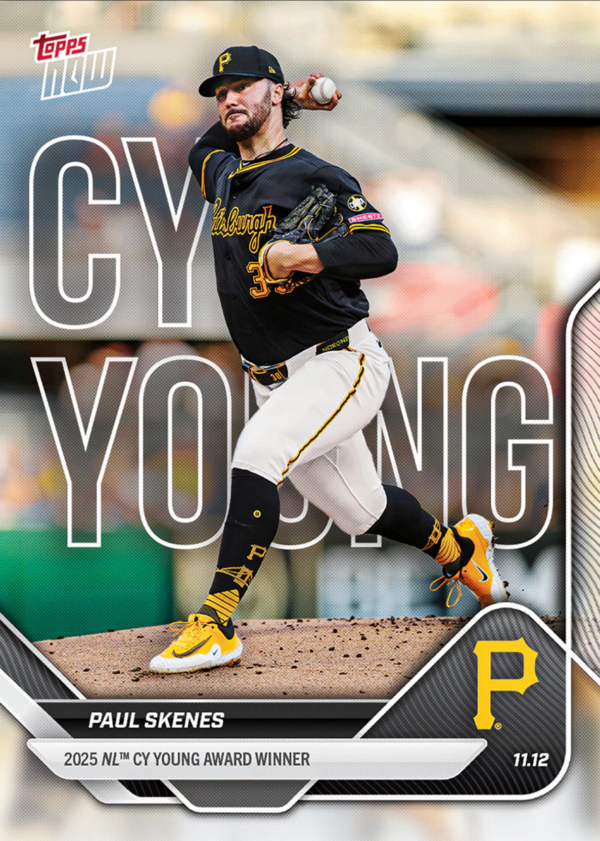 Topps Now paul skenes 球員卡