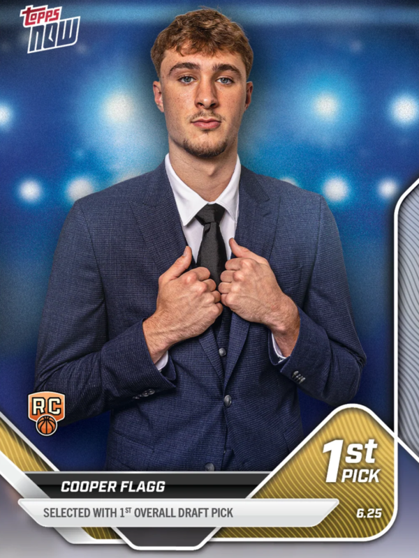 Cooper Flagg 2025 Topps NOW Basketball NBA