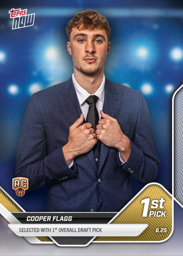 Cooper Flagg 2025 Topps NOW Basketball NBA