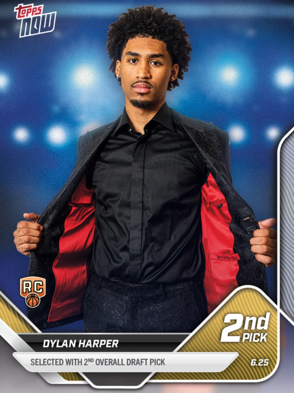 Dylan Harper 2025 Topps NOW Basketball NBA