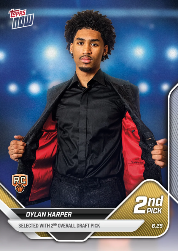 Dylan Harper 2025 Topps NOW Basketball NBA