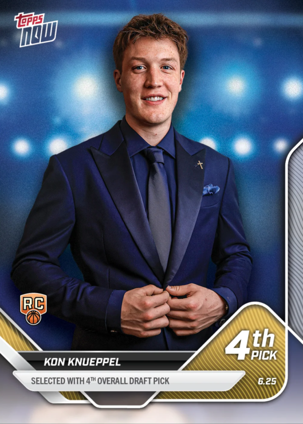 Kon Knueppel 2025 Topps NOW Basketball NBA