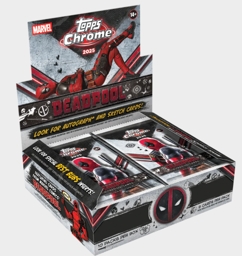 2025 Topps Chrome® Deadpool - Hobby Box